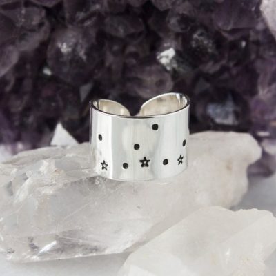 Virgo Zodiac Constellation Ring. Zodiac jewelry. by ZennedOut