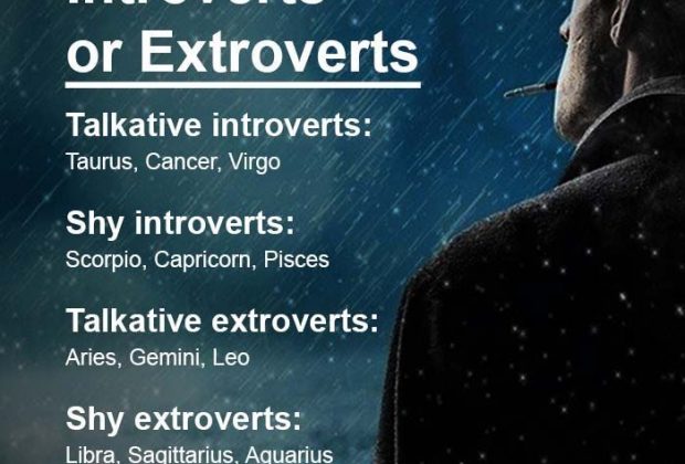 Zodiac Signs As Types of Introverts And Extroverts