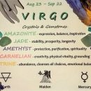 VIRGO Zodiac Crystal Roller Bottle  Virgo Gift Astrology | Etsy