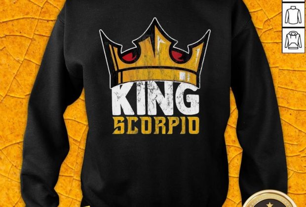 Awesome King Scorpio Zodiac Sign Horoscope Birthday Gift T-Shirt