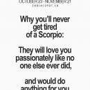 scorpios in love .love hard .they have there one and only we will rock…
