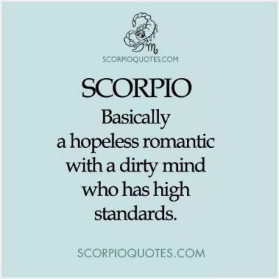 Hopeless Horny Scorpio