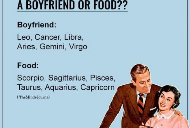 Boyfriend Vs Food? What Do The Zodiac Signs Choose?