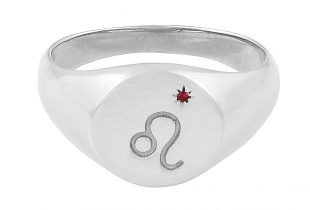 Zodiac Signet Ring Silver – Taurus / 8