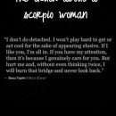 The truth about a scorpio woman