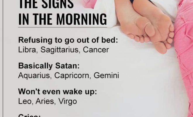 The Zodiac Signs In The Morning