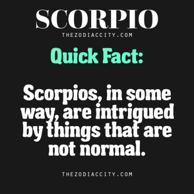 Zodiac Scorpio Facts |
