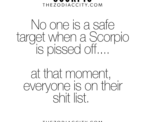 Zodiac Scorpio Facts. For more zodiac fun facts, click here