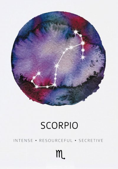 Scorpio ~ Intense, resourceful, secretive