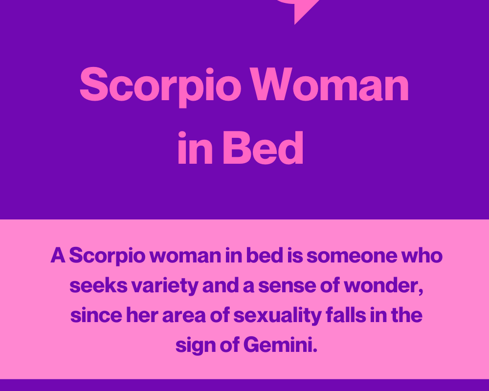 Bed scorpio woman in The Nastiest