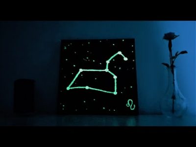 Illuminating Zodiac Sign Leo – DIY gift for a friend