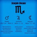 Scorpio Western Astrology Decans by Darkstar Astrology