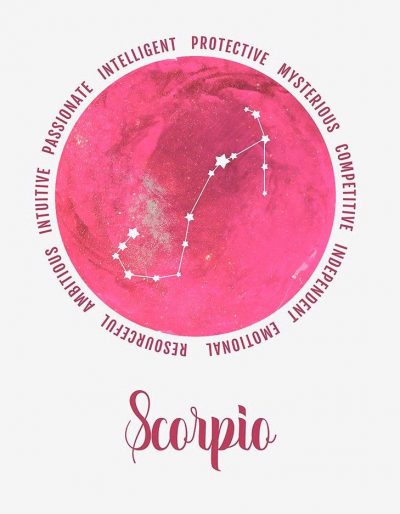 Scorpio ~ ambitious, passionate, & mysterious!