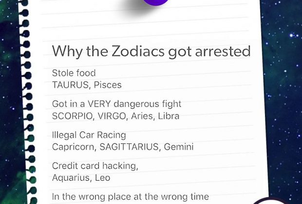 Why The Zodiacs Got Arrested –