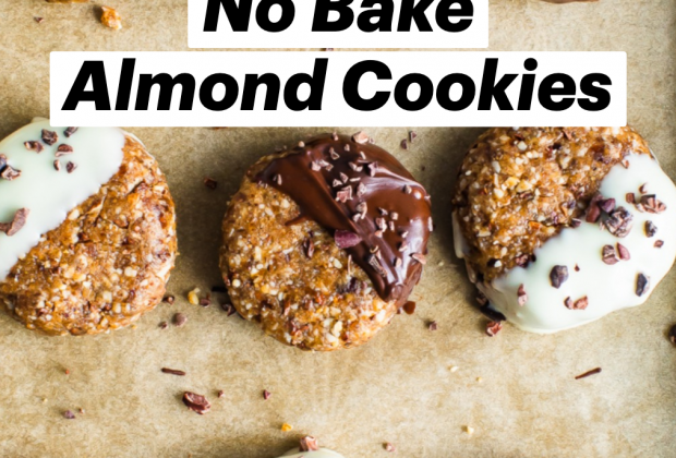 Easy No Bake Almond Cookies | Healthy Recipe | Vegan + Gluten-Free
