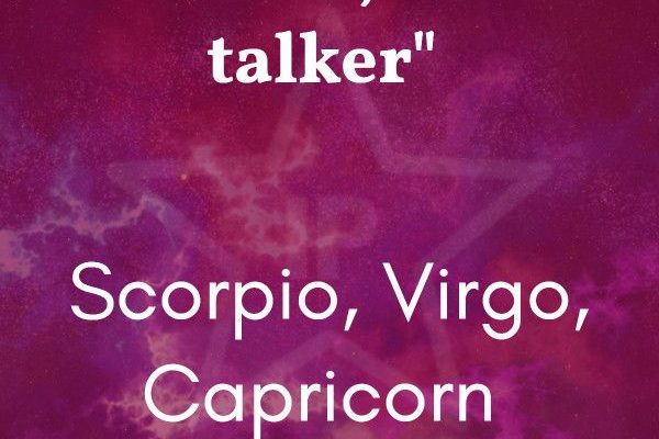 “I am a thinker, not a talker” #Scorpio #Virgo #Capricorn #zodiac #astrology