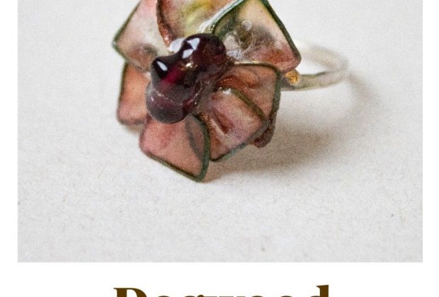 Dogwood Ring: Paper & Garnets