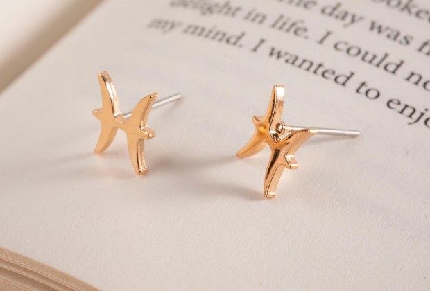 Pisces Sign Earrings