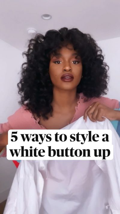 5 Ways To Style A White Button Up