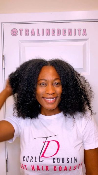 Natural Hair Braid Out