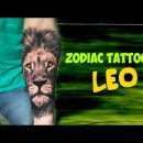 Zodiac Signs Tattoos: LEO