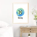 Taurus – Zodiac Star Sign Print – 8×10