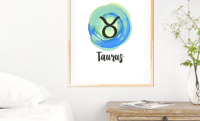 Taurus – Zodiac Star Sign Print – 24×36
