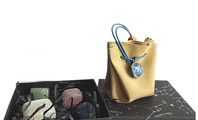 Taurus Zodiac Crystals Gift Set | Birthday Gift – Stones Set + Pouch