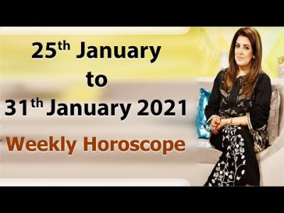 Weekly Horoscope | 25 January to 31 January 2021 | Ye Hafta kaisa Rahe Ga | Tarot Readings
