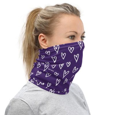 PRETTY IN DARK PURPLE Face Covering / Neck Gaiter