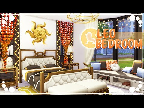 LEO BEDROOM ♌⭐ – ZODIAC SIGN SERIES | The Sims 4 | Room Build