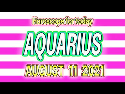 WARNING 😱 😨 aquarius horoscope for today- AUGUST 11 2021 ♒️ daily horoscope AQUARIUS ♒️ aquarius
