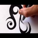 How To Draw a Tribal Leo Star Sign – Real Time Sketch