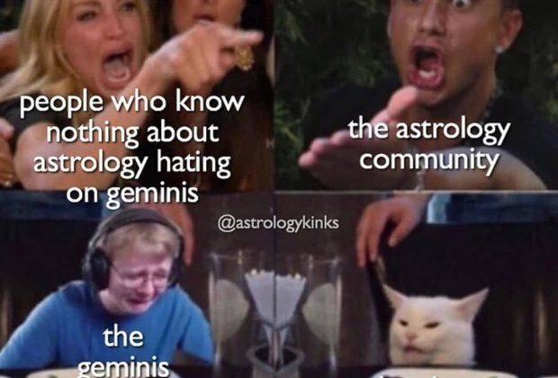Gemini Zodiac Sign Astrology Meme Joke