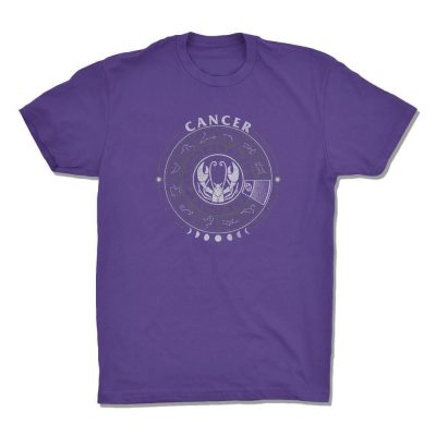 Cancer – Zodiac Collection – Gemtone – Tee / Purple / L
