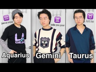 I transformed into every zodiac sign based on this “astrology website”