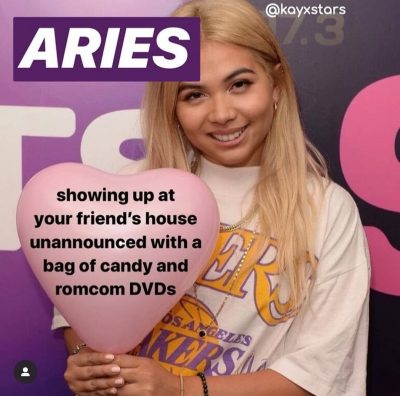 Aries Zodiac Sign Astrology Meme Joke