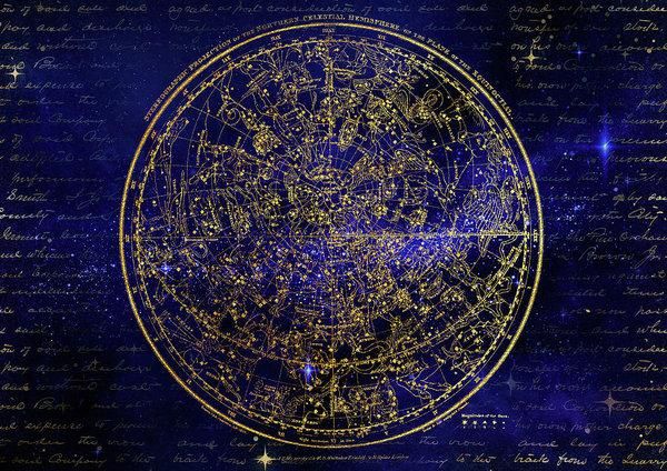 Northern Hemisphere Constellations – Art Print – 14.000 x 9.875 / Semi-Matte Photo Paper