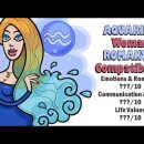 AQUARIUS Woman ROMANTIC Compatibility with all  Zodiac Signs