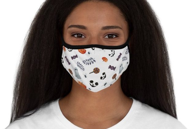 Halloween Ghosts & Ghouls Face Mask – One size