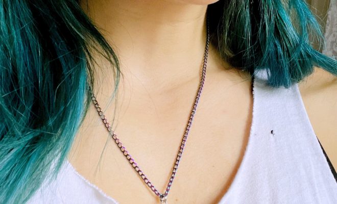 ‘B**** Don’t Kill My Vibe’ Smoky Quartz Multicolored Stainless Steel Necklace