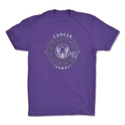 Cancer – Zodiac Collection – Gemtone – Tee / Purple / S