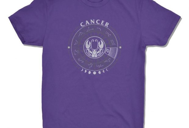 Cancer – Zodiac Collection – Gemtone – Tee / Purple / S