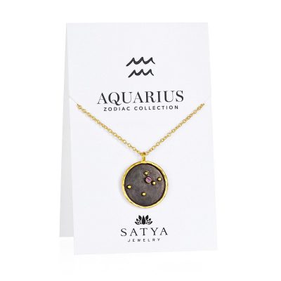 Aquarius Zodiac Necklace