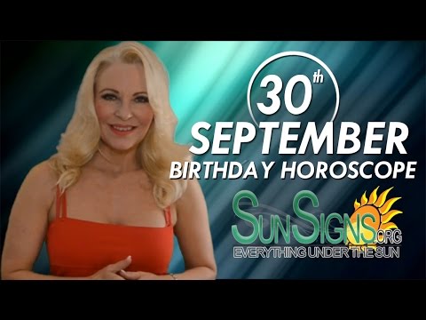 September 30th Zodiac Horoscope Birthday Personality – Libra – Part 1