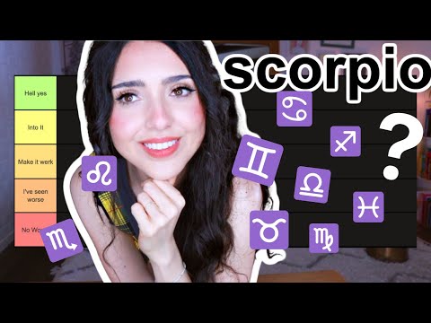 ♏️ 💖 Scorpio Compatibility with EACH Zodiac Sign: RANKED in tiers (3 Best Matches for Scorpio)