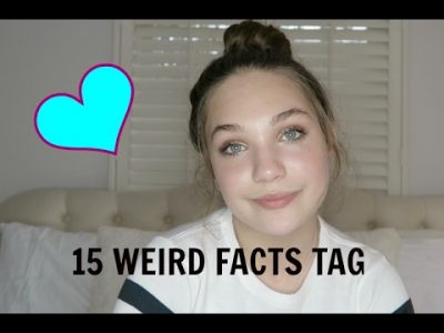 15 weird facts tag || Maddie Ziegler