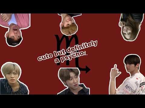 kpop idols acting like their zodiac sign – ♏︎scorpio edition