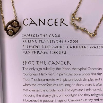 Cancer Zodiac Necklace