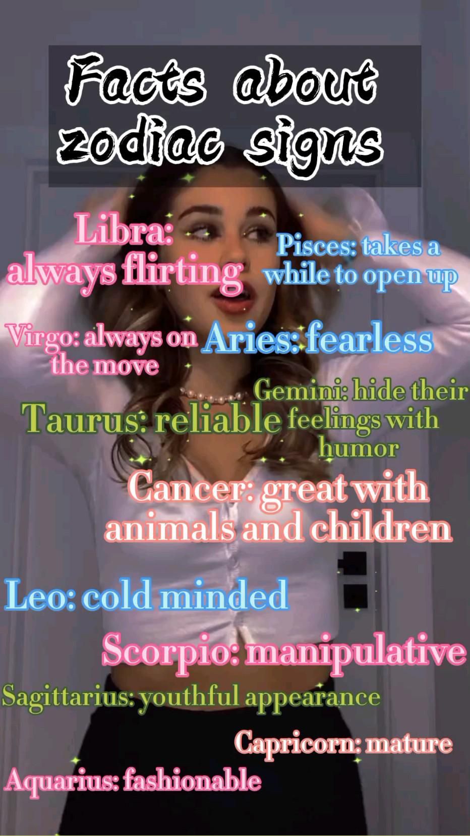 Facts about zodiac signs - Zodiac Memes